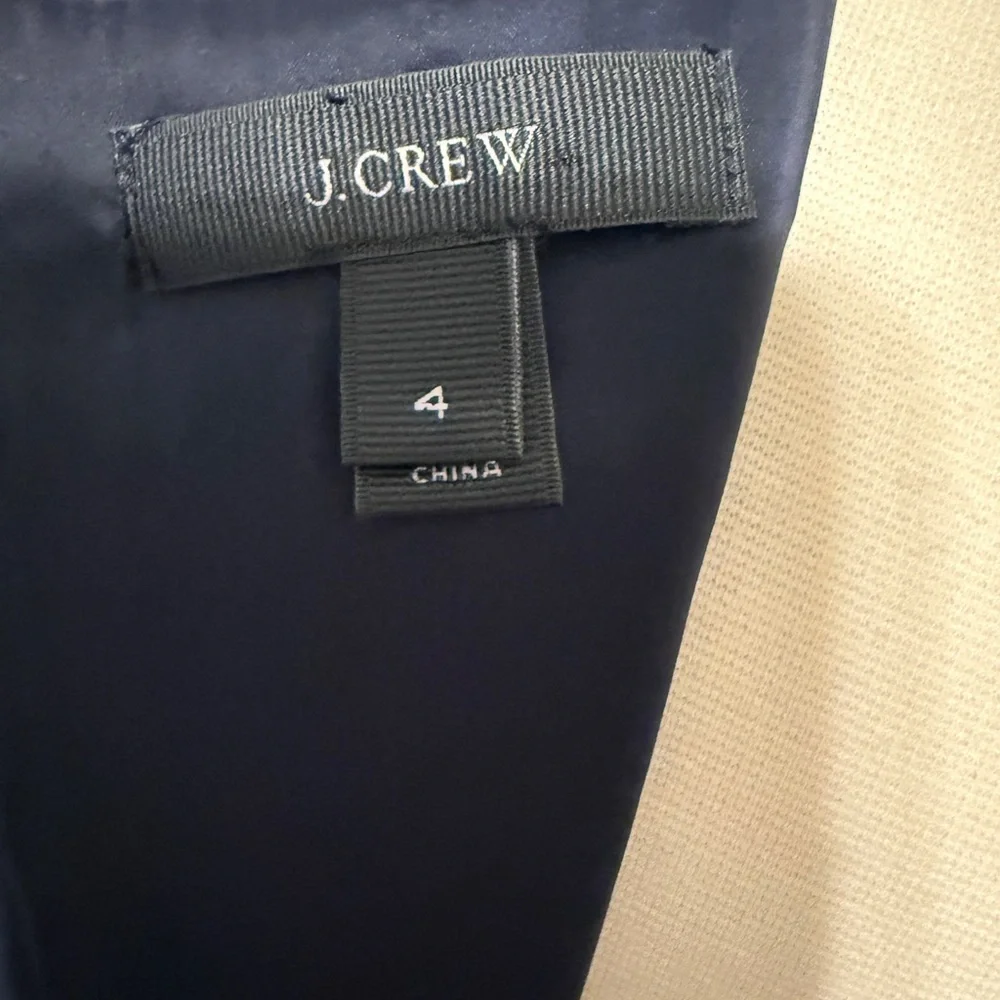 J.‎ Crew Navy Pencil Midi Dress